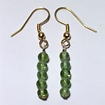 Boucles d'oreille olivine