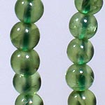 Collier olivine perle