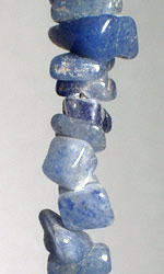 Collier aventurine bleue