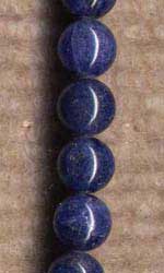 Perles rondes sodalite